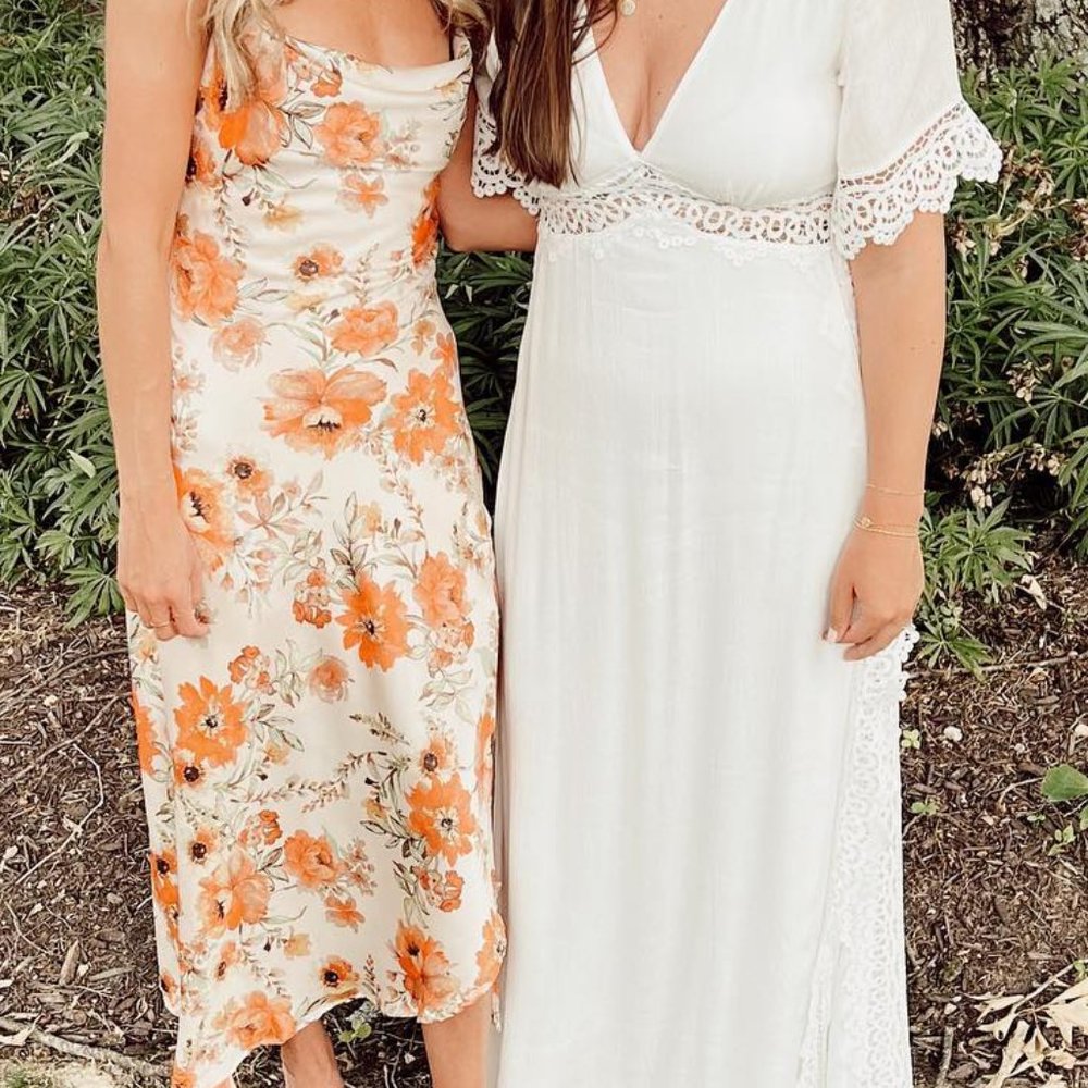 Gaia Floral Midi Dress
